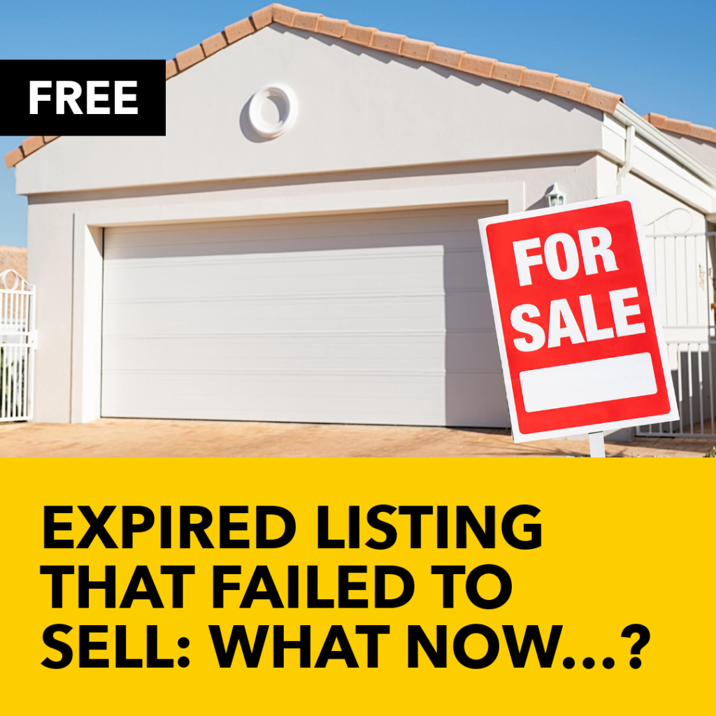 Your home did not sell! Now what?