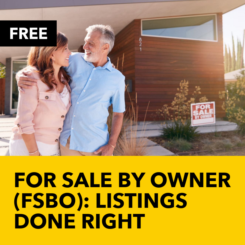 Learn how to sell your home yourself