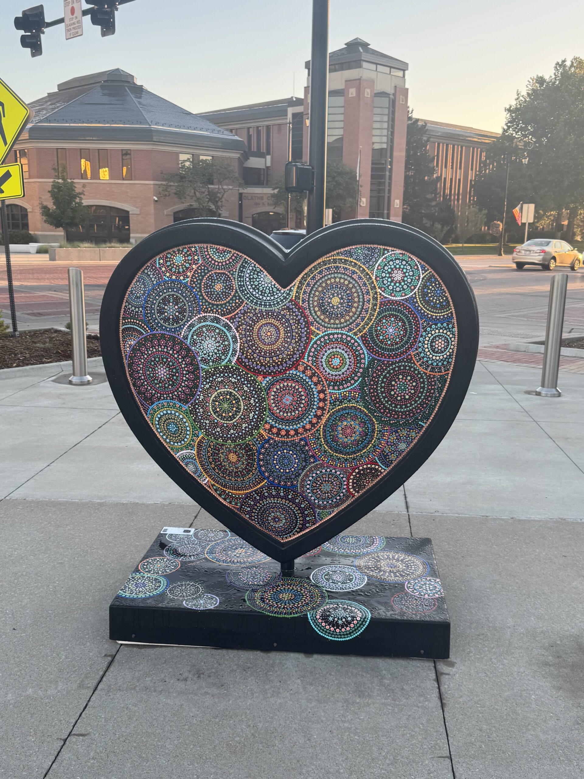 Heart in downtown Olathe